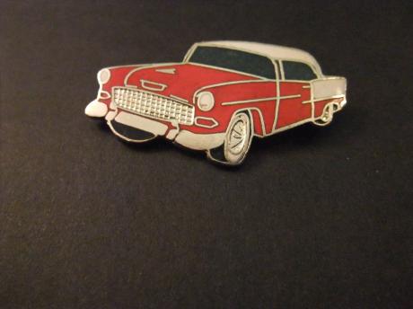 Chevrolet Bel Air 1956 Sport Sedan, rood